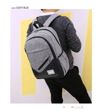 Carregar imagem no visualizador da galeria, 3 pçs/ Mochilas Escolares para as mulheres Nylon bolsa de laptop Mochila de Viagem..