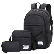 Carregar imagem no visualizador da galeria, 3 pçs/ Mochilas Escolares para as mulheres Nylon bolsa de laptop Mochila de Viagem..
